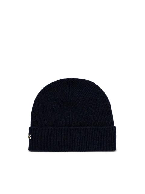 crocodile-appliqué beanie (set of two)