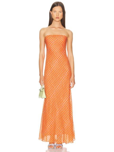 Strapless Maxi Dress
