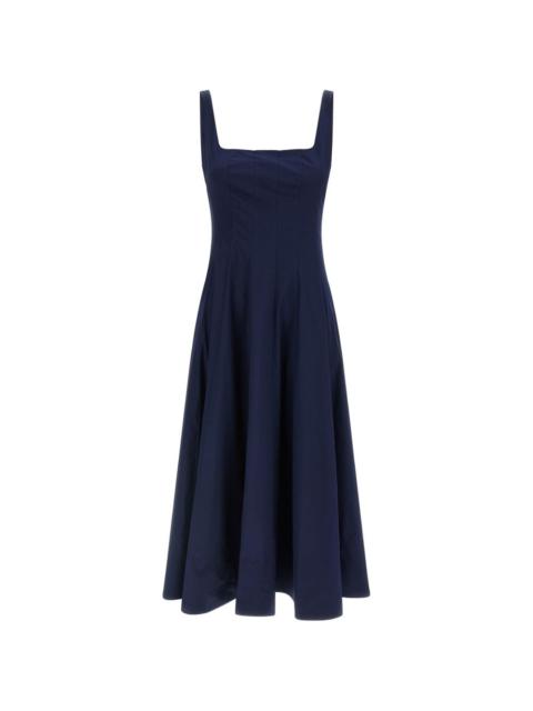 corset panel midi dress
