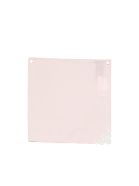 Hinaya floral-detail scarf