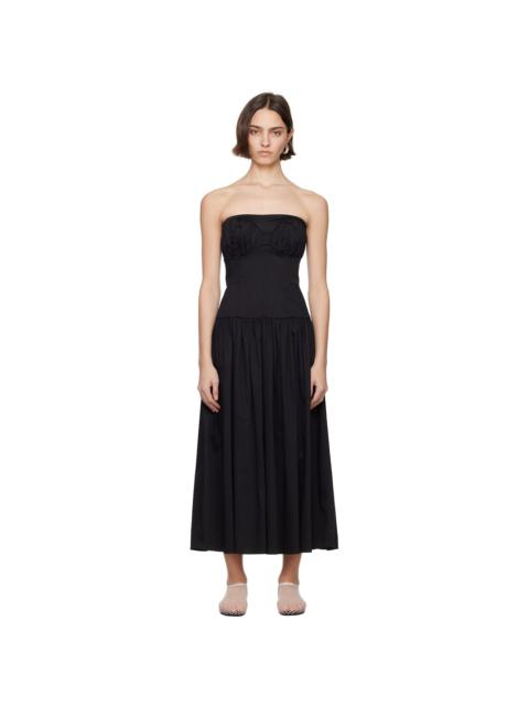 Black Lauryn Midi Dress