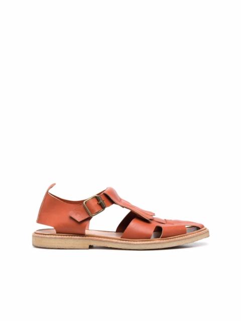 side-buckle fastening sandals