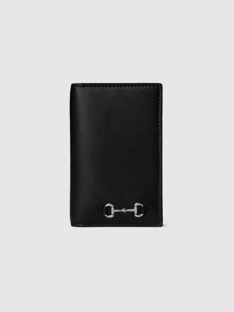 Long card case with Horsebit