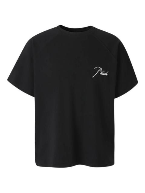 embroidered-logo T-shirt