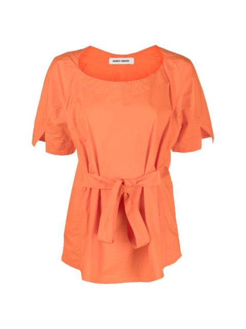 RENEE BLOUSE - FLAME ORANGE