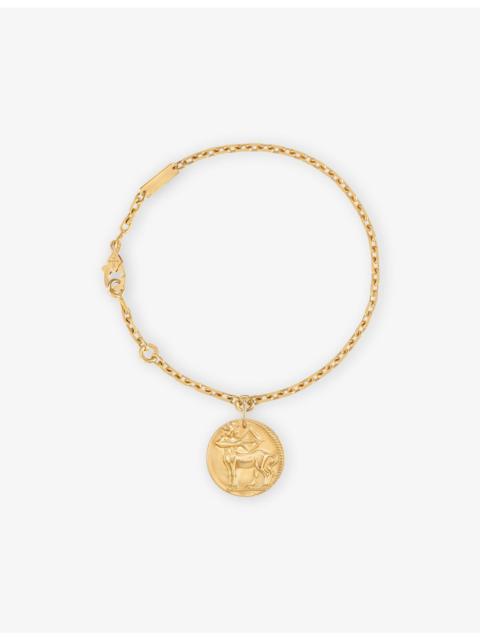 Zodiaque Medal Sagittarius 18ct Yellow-Gold Bracelet