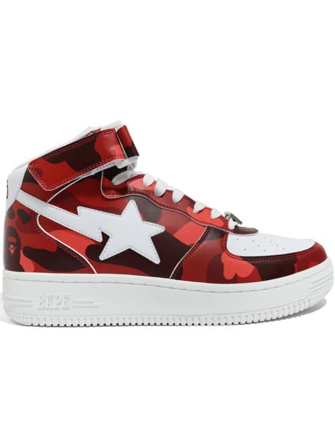 A Bathing Ape Bape Sta Mid Camo Red