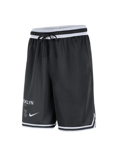 Nike NBA Brooklyn Nets Courtside Dri-FIT Basketball Sports Shorts Black CV5529-010