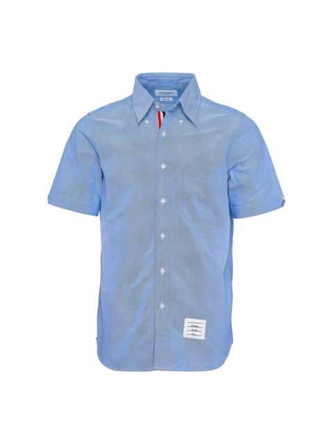 Straight Fit Button Down Shirt Men
