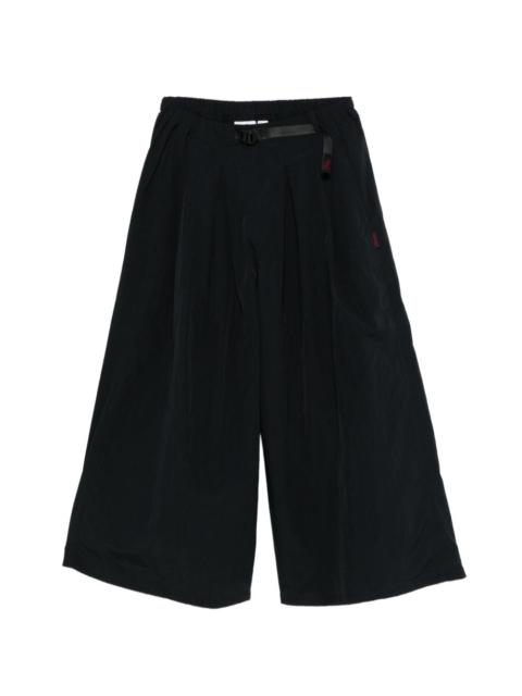 buckle wide trousers