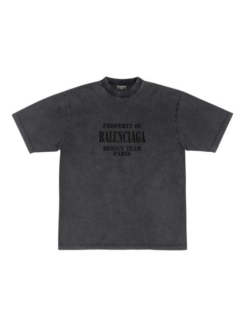 Balenciaga Property Large Fit Vintage T-shirt Black/White