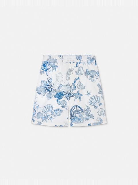 Coral Theatre Cotton Shorts