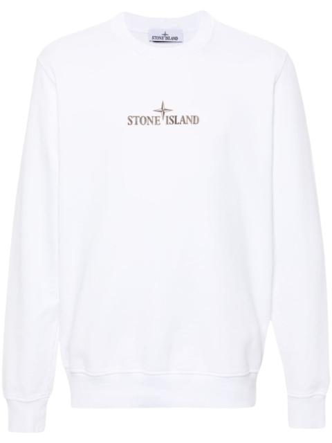 logo-print cotton sweatshirt