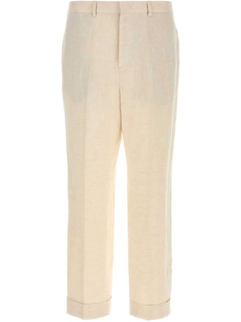 linen trousers