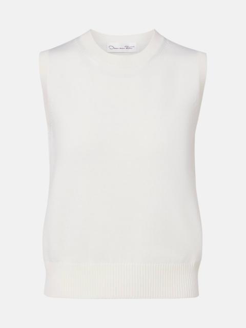 Virgin wool sweater vest