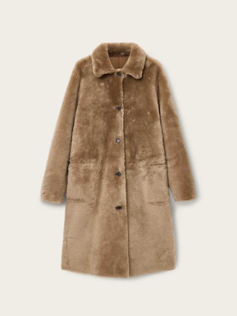SERRA REVERSIBLE SHEARLING COAT