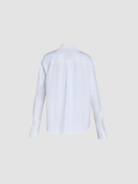 COTTON POPLIN LONG SLEEVE SHIRT