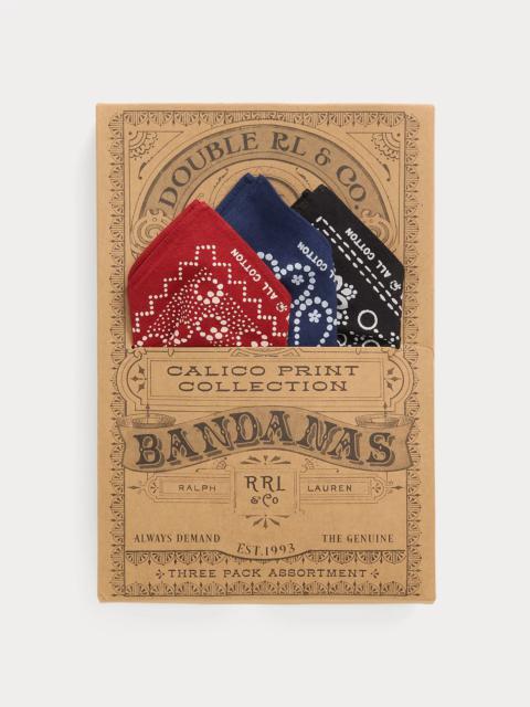 Calico-Print Bandanna 3-Pack