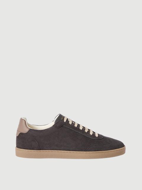 Suede sneakers