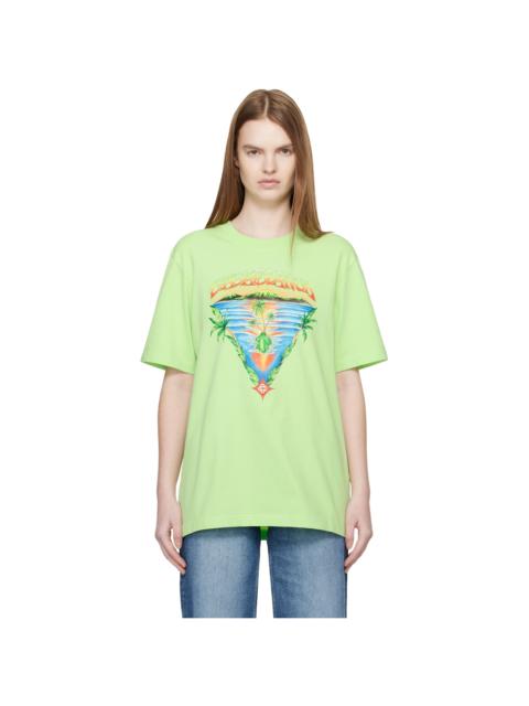 Green Innocence Triangle Short Sleeve T‑shirt