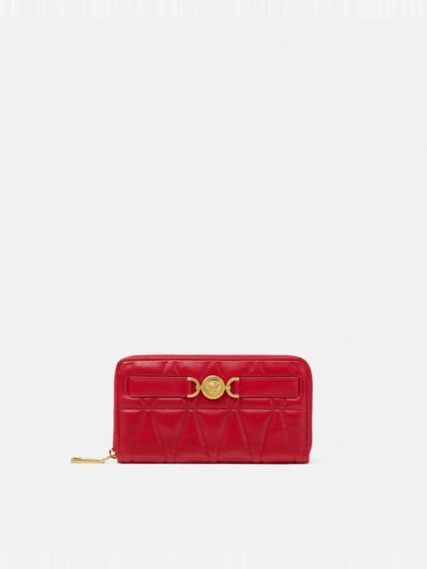 Medusa '95 Quilted Long Wallet
