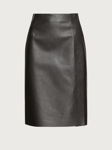 SLIM NAPPA SKIRT