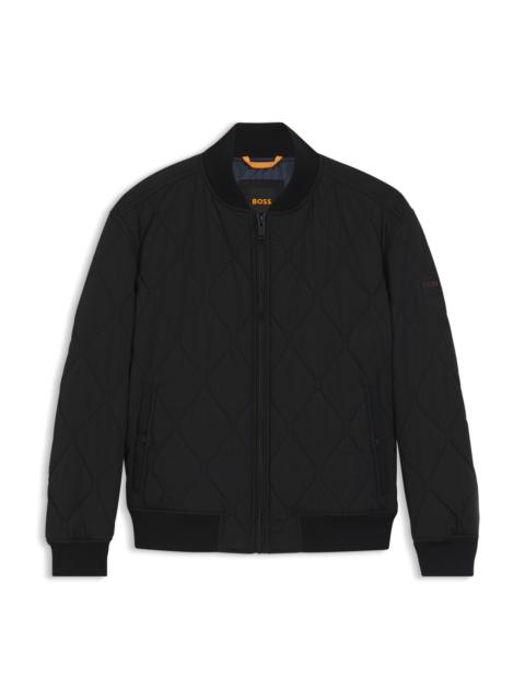 ONION-QUILTED JACKET WITH WATER-REPELLENT FINISH