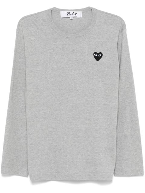 heart-patch T-shirt