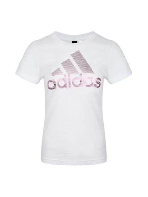 (WMNS) adidas Bos Foil Tee Short Sleeve White DV3033