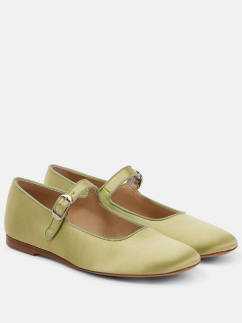 Classic satin Mary Jane flats
