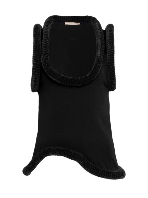 Marigot Structured Knit Top black