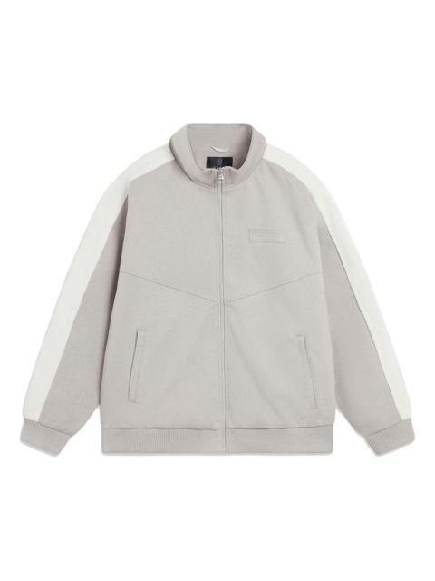 Li-Ning Wade Series Lifestyle Zip Up Track Jacket 'Grey White' AFDT691-3