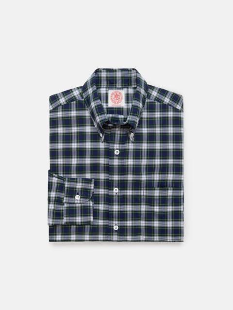 MADE-IN-USA THOMAS MASON DRESS GORDON TARTAN BROADCLOTH SPORT SHIRT - CLASSIC FIT