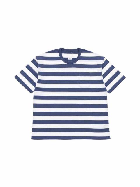 BORDER JUMBO KNIT TEE S/S (SIC) BLUE