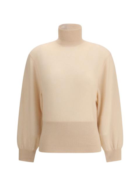 Camino funnel-neck ribbed sweater