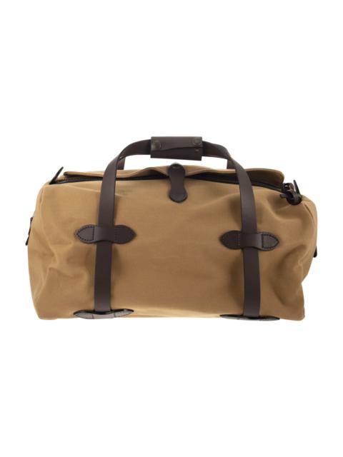 Duffle - Small Duffle Bag With Leather Trim
