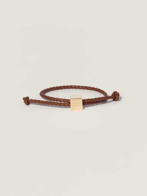 Leather bracelet