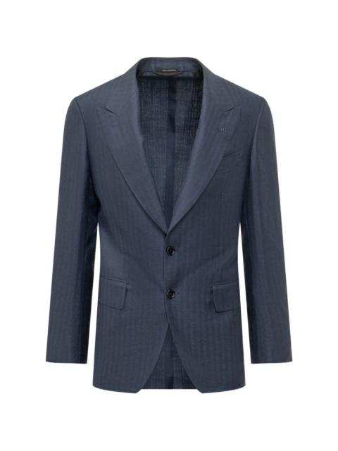 single-breasted blazer