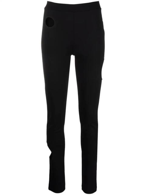 Meteor high-waisted trousers
