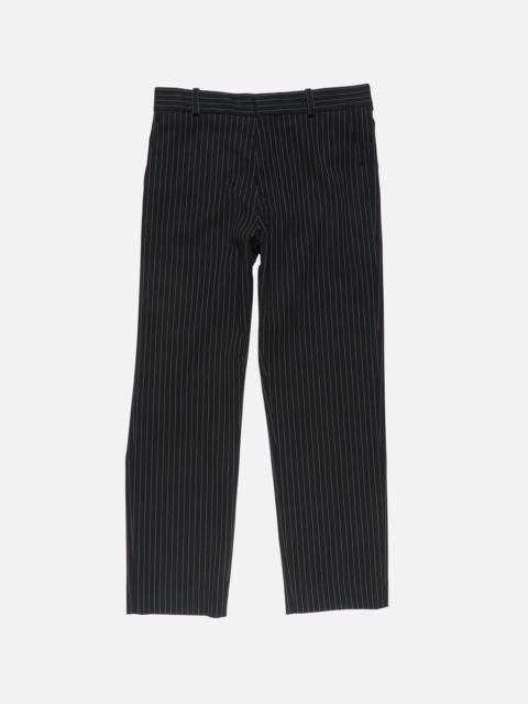 Pinstripe suit trousers - Navy/white