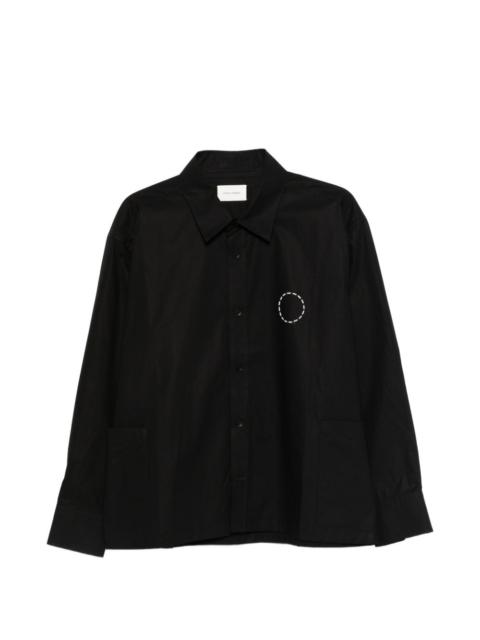circle-embroidery shirt