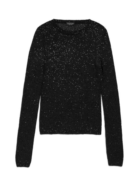 Women's Fitted Crewneck in Black
