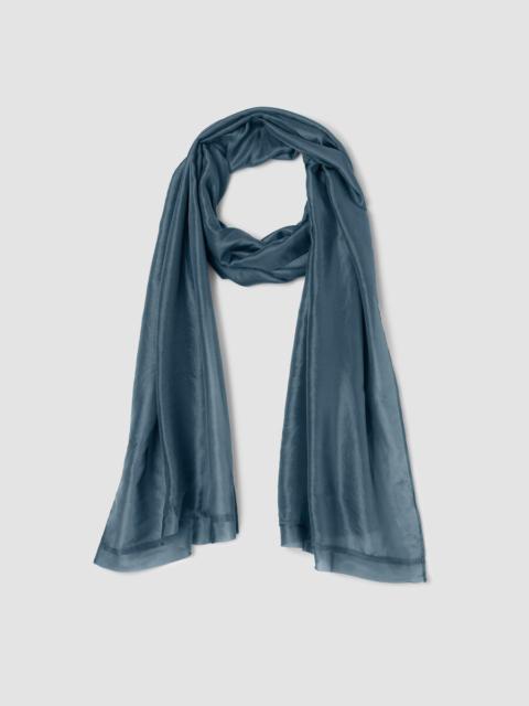 Washed Organic Silk Scarf