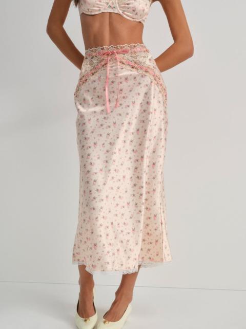 Peaches & Cream Midi Skirt