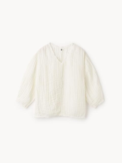 Mikala organic linen blouse