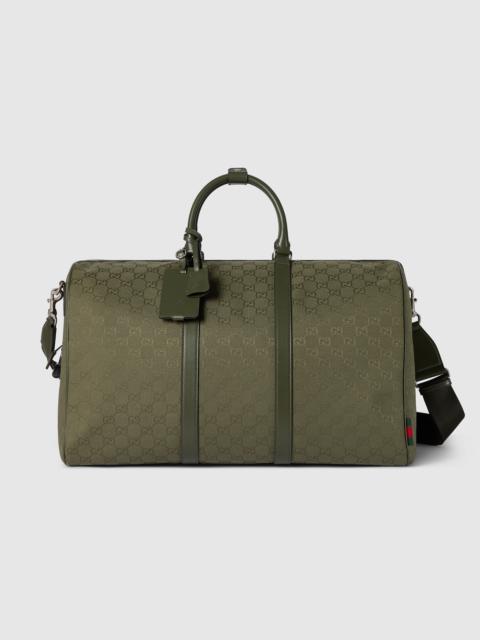 GG canvas large duffle bag
