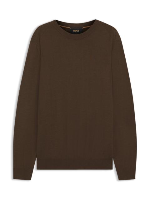 KNITTED SWEATER IN WOOL, SILK AND CASHMERE