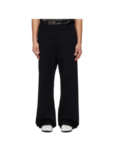 Black 'WE11DONE' Sweatpants
