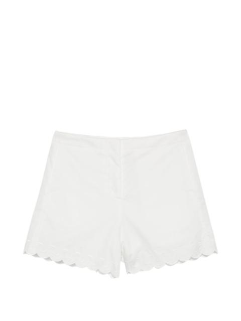 embroidered shorts