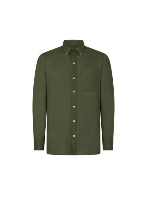 FLUID GABARDINE SLIM FIT SHIRT